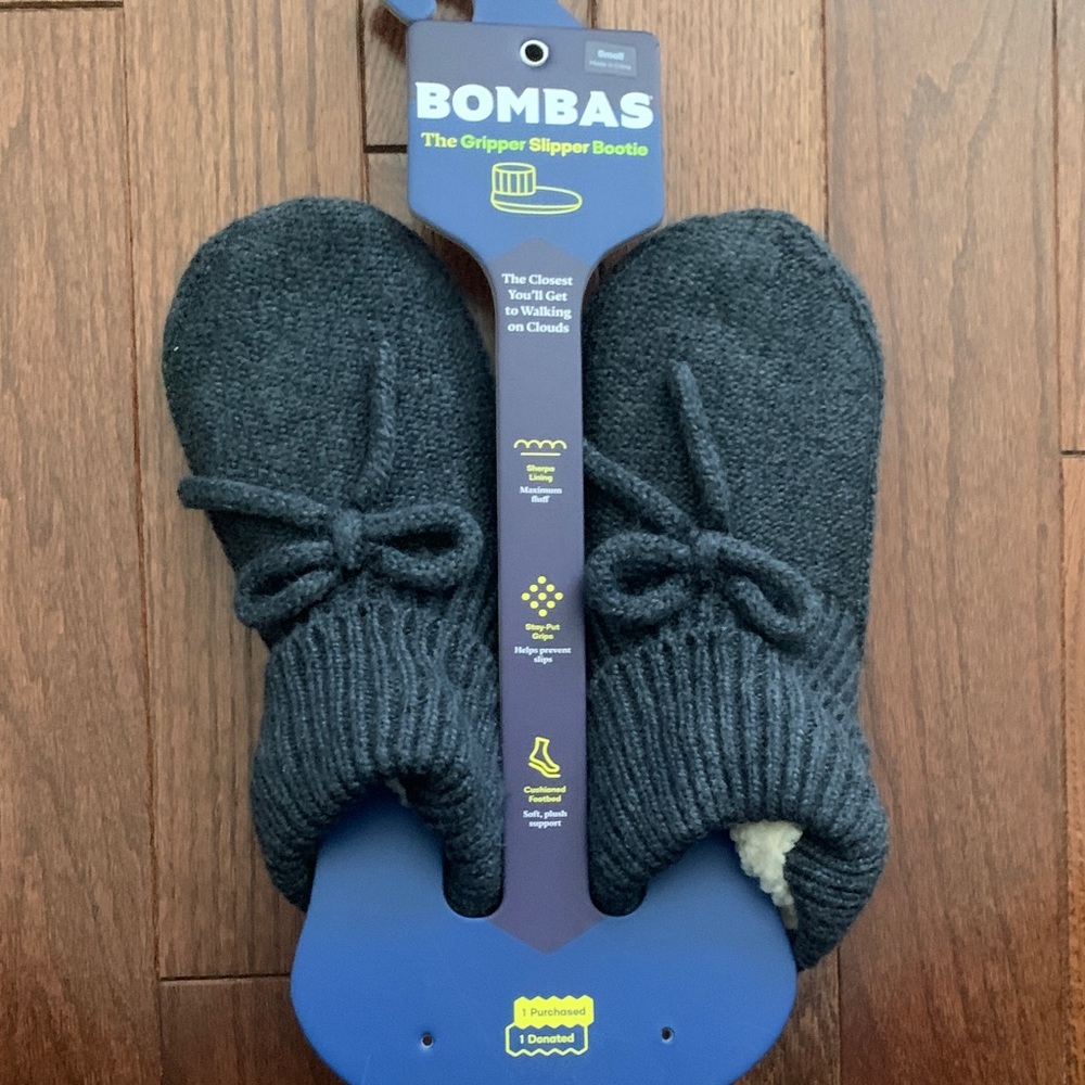 Bombas Charcoal Slipper Booties - Picture 2 of 6